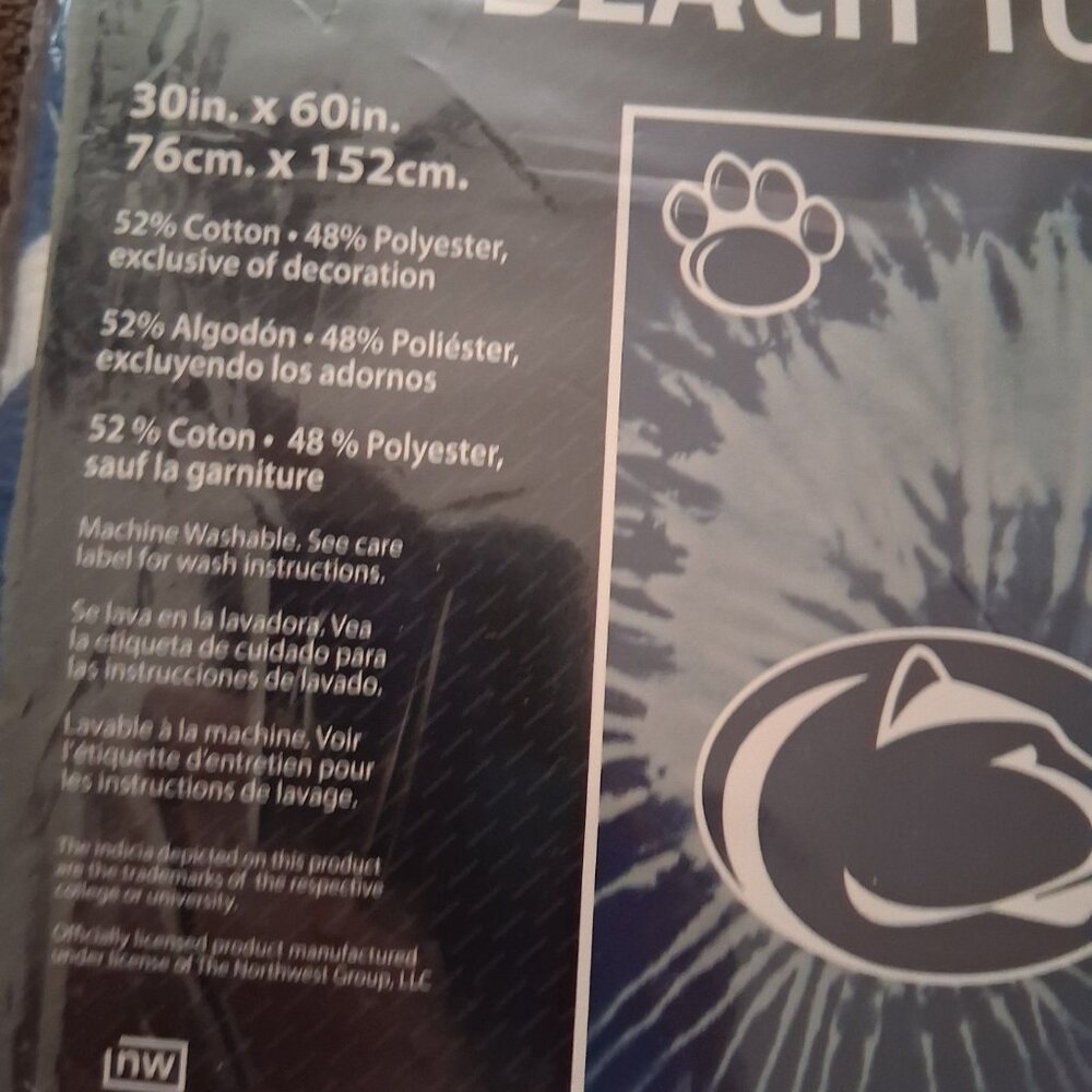 Penn State Beach Towel - Picture 3 of 3
